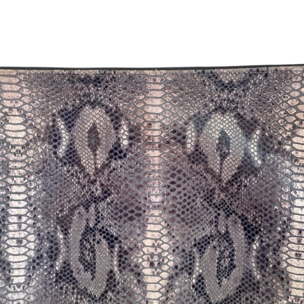 Claire V / Claire Vivier Fold-Over Python Clutch … - image 3